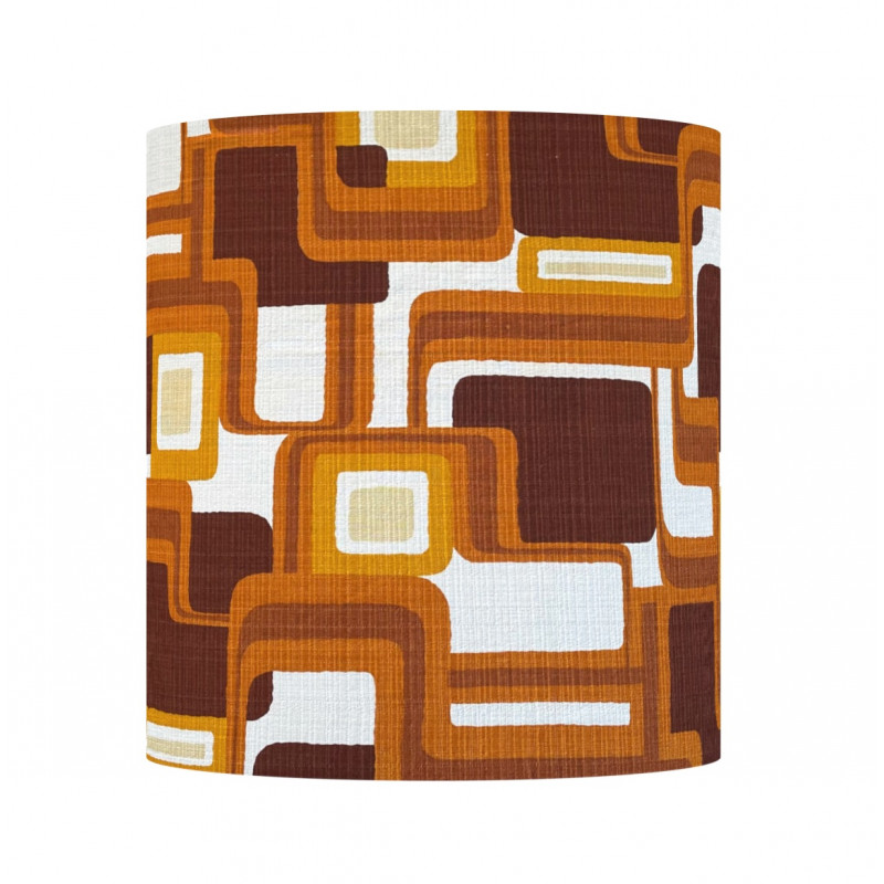 Lampshade Caro H40 D40 - 1970's fabric