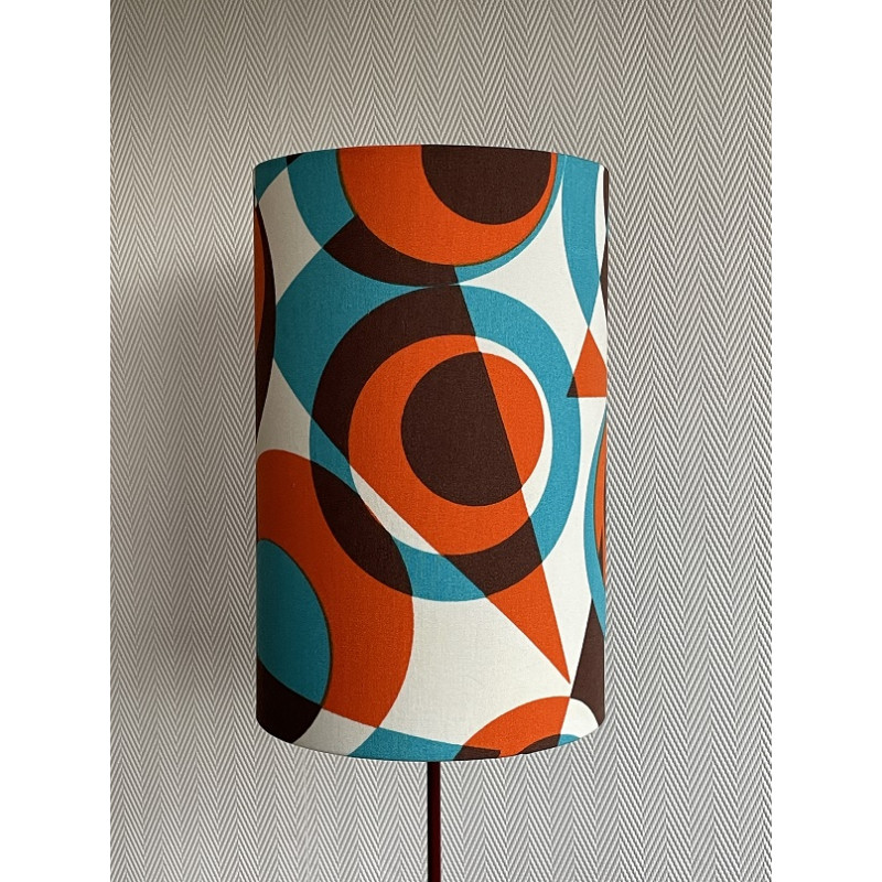 Lampshade Transat H30 D20cm - vintage fabric