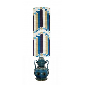Lampe de sol Sampan bleu - vintage...