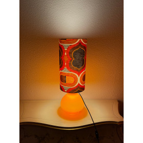 DeskLamp orange opalin glass LIPS -...