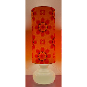 Lampe à poser Crush orange - opaline...
