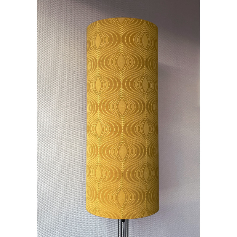 Lampshade Novagold H75 D30cm - vintage fabric