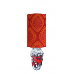 Lampshade Amulette H40 D25cm - 70s...