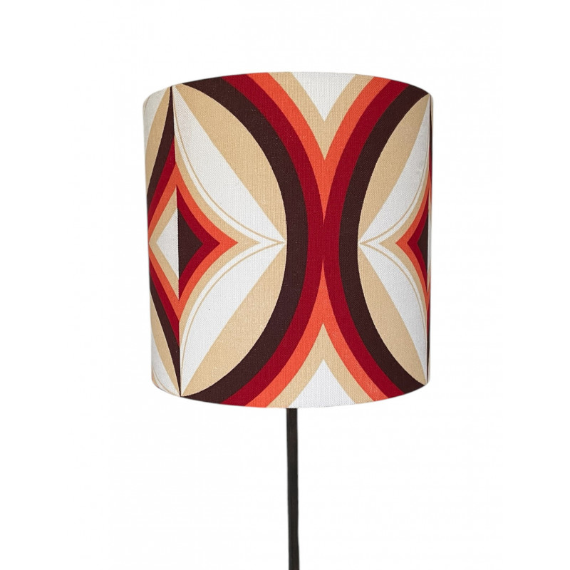 Lampshade Nevers H31 d33cm - vintage fabric