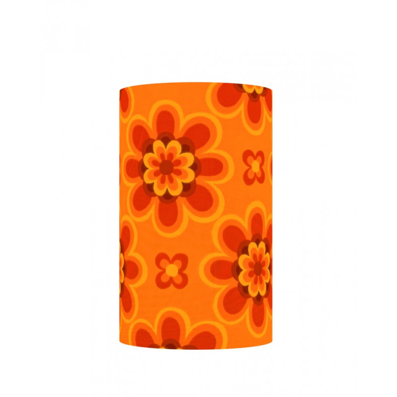 Lampshade orange Crush H50 D30cm - mid-century fabric