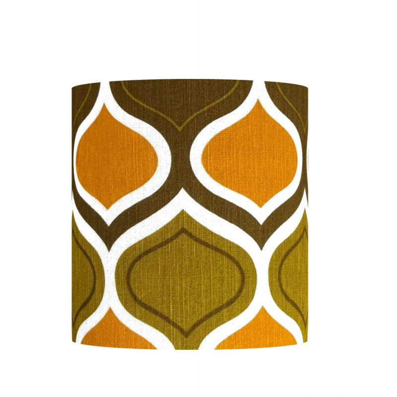 Lampshade Saül H33 D33 mid-century fabric 70's