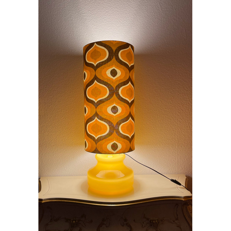 Lampshade Lynx H45 D25cm - vintage fabric