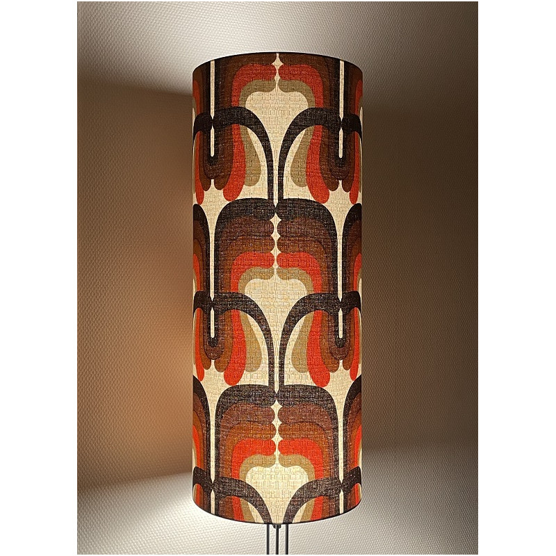 Lampshade Pelo H75 D30cm - mid-century fabric