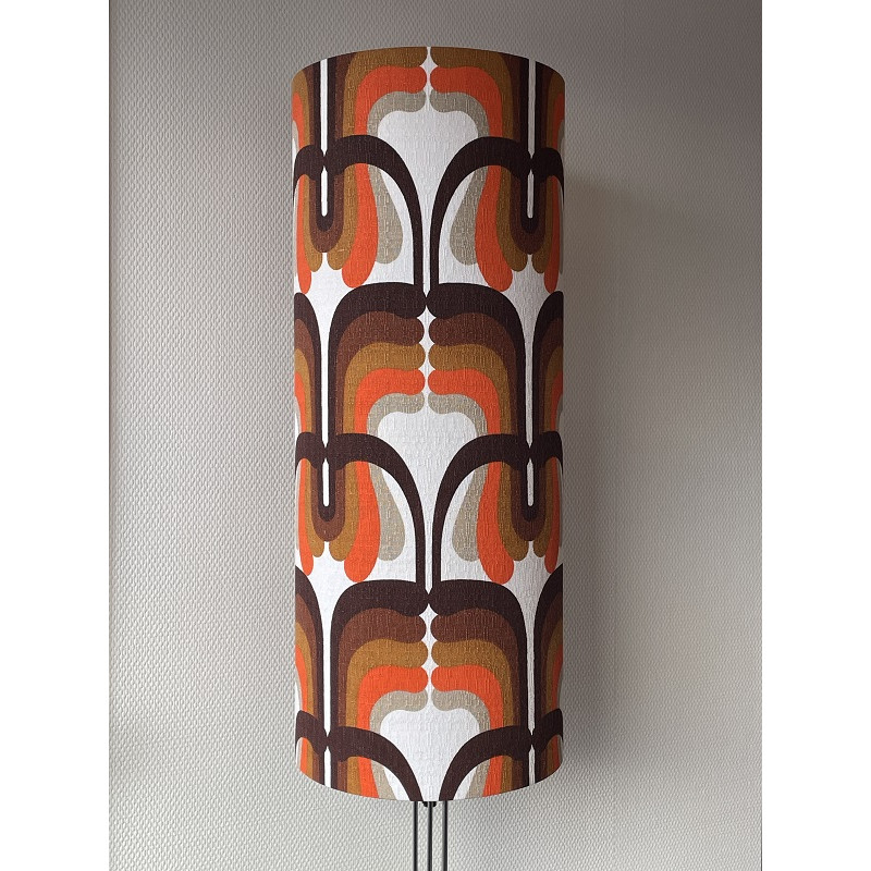 Lampshade Pelo H75 D30cm - mid-century fabric