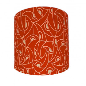 Abat-jour Loft H30 D30 - tissu 70s
