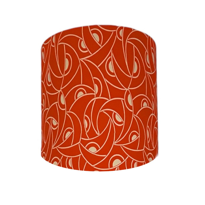 Lampshade Loft H30 D30cm - 70s fabric