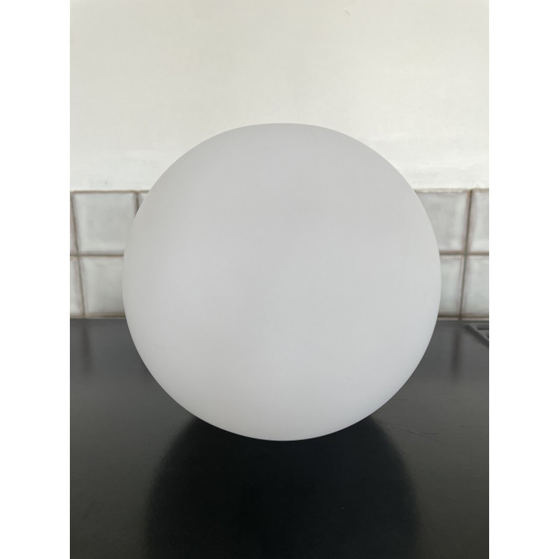 Glass Globe opaline blanc mat Diam. 15cm - Ouv. 5,8cm