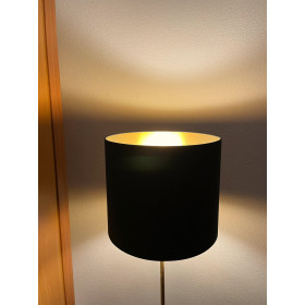 Lampshade Chintz black - goldy inside...