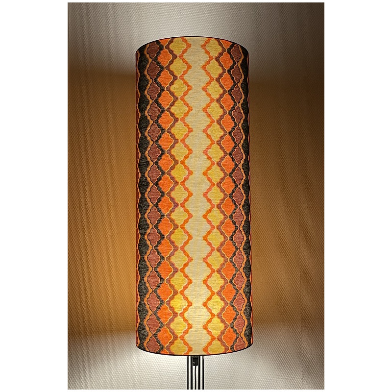 Lampshade Trianon H75 D30cm - mid-century fabric