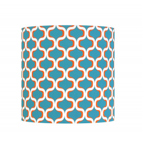 Lampshade Nova in blue H40 D40cm -...
