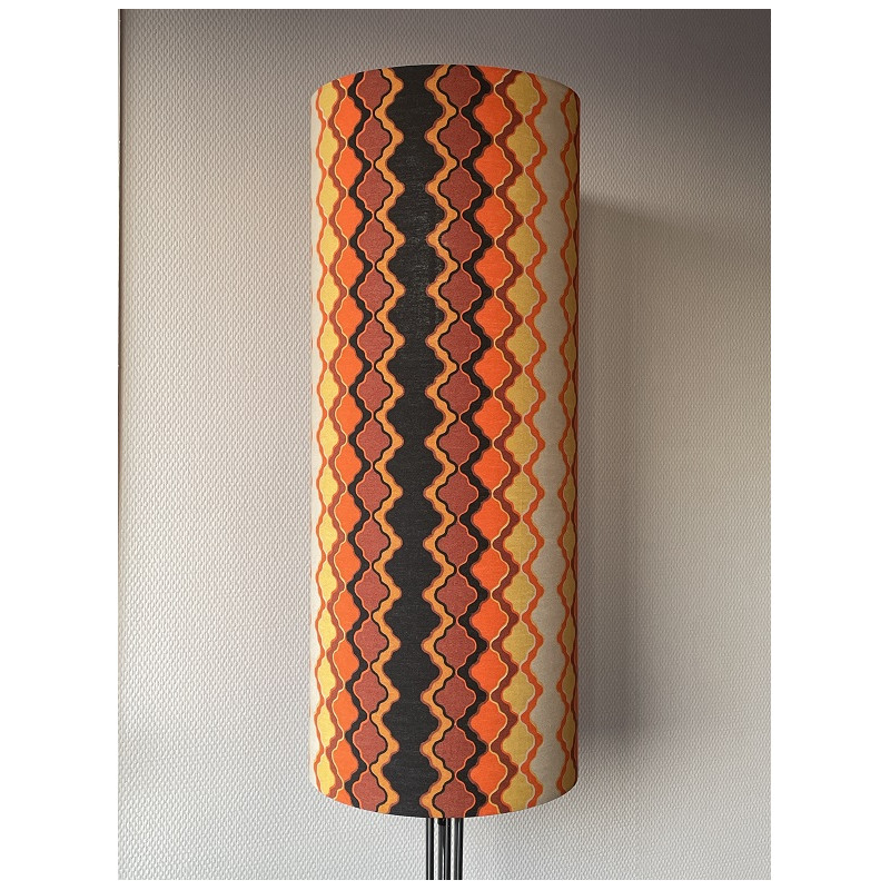 Lampshade Trianon H75 D30cm - mid-century fabric