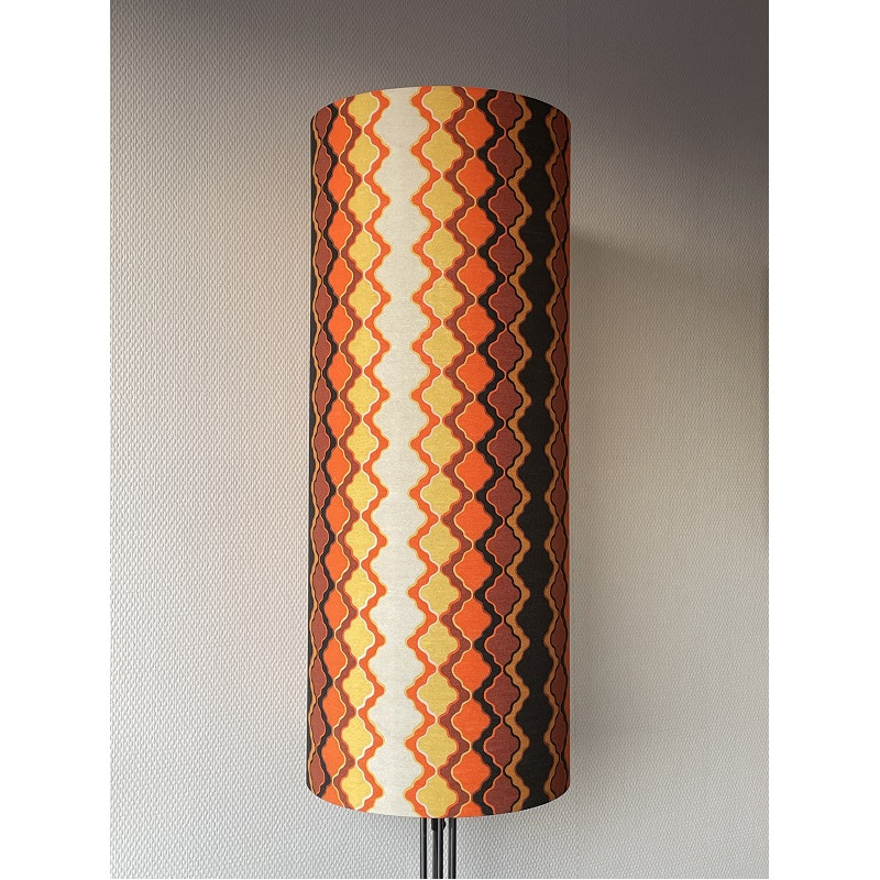 Lampshade Trianon H75 D30cm - mid-century fabric