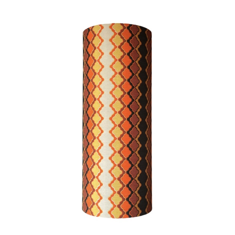 Lampshade Trianon H75 D30cm - mid-century fabric