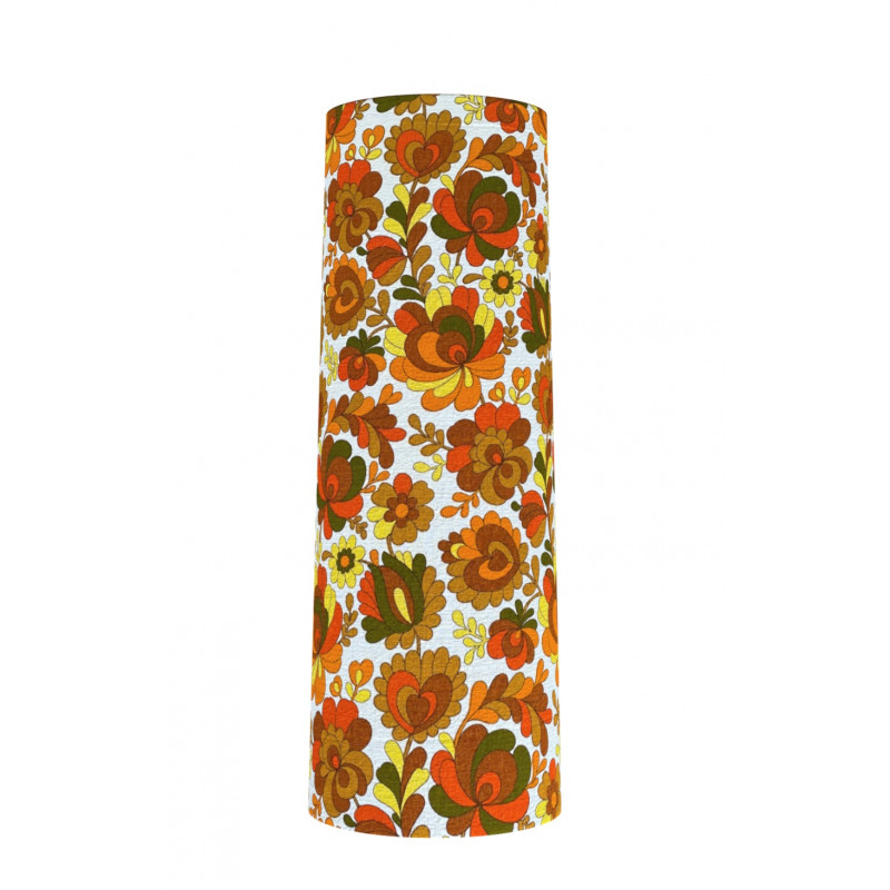 Lampshade Chrysantheme  H90cm D40 D31 - mid-century fabric