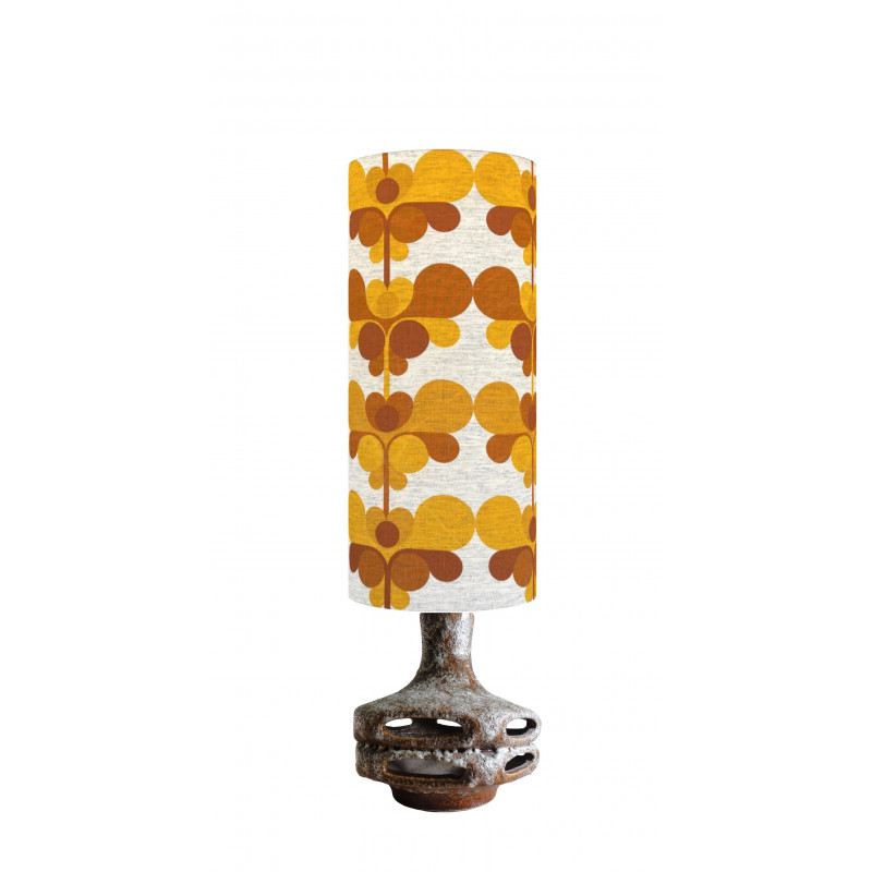 Lampshade Pascua H80 D35cm - mid-century fabric