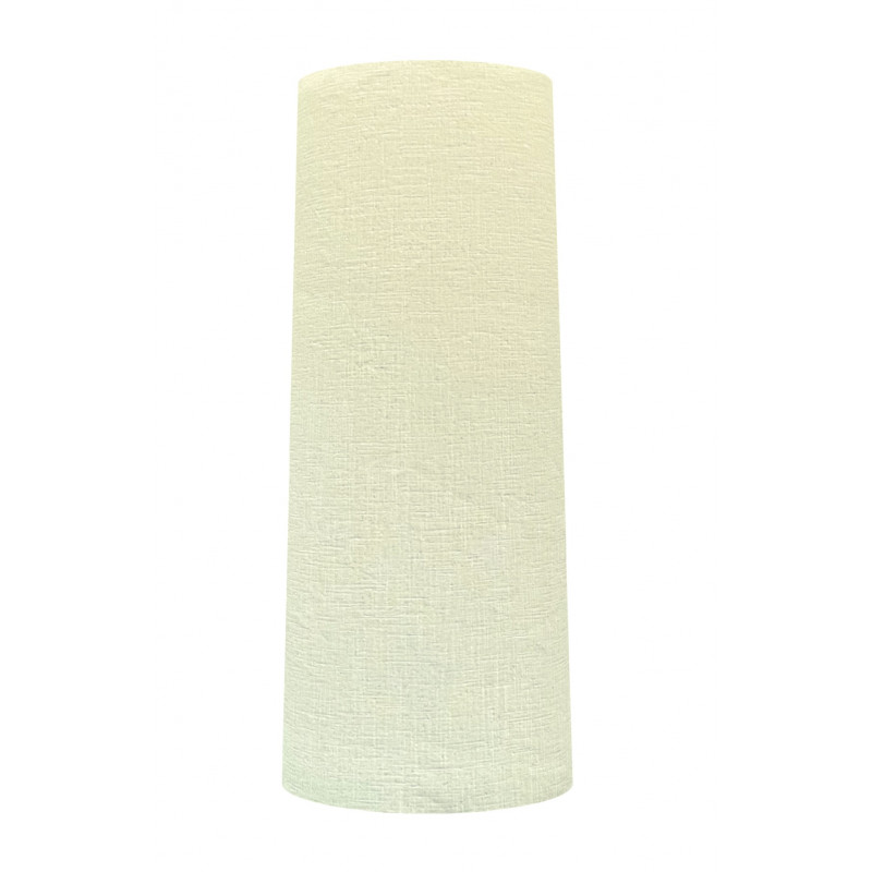 Lampshade light creamy white textured - big size