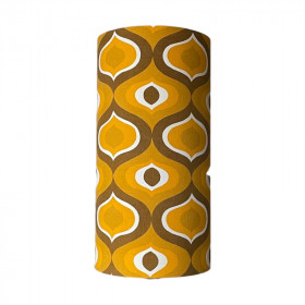 Abat-jour Lynx H60 D30 - tissu vintage