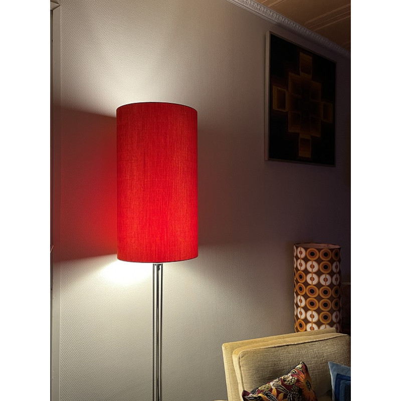 Lampshade Eldo H60 D30cm - mid-century style fabric