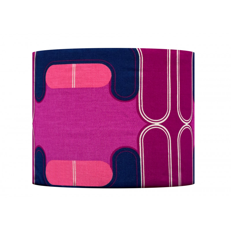 Lampshade Violetta H35 D50cm - mid century Trend fabric