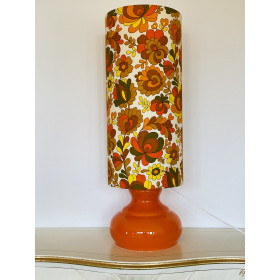 Lampe opaline Chrysantheme H80 D28 -...