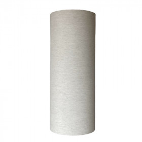 Lampshade white linen H75 D30