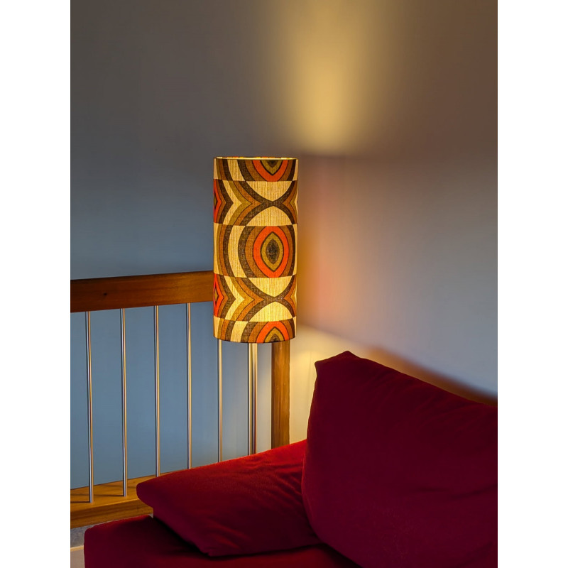 Lampshade Parly H62 D28cm - mid century fabric