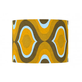 Lampshade Lynx H30 D40cm - 70's fabric