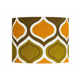 Lampshade Saül H30 D40cm - 70's fabric