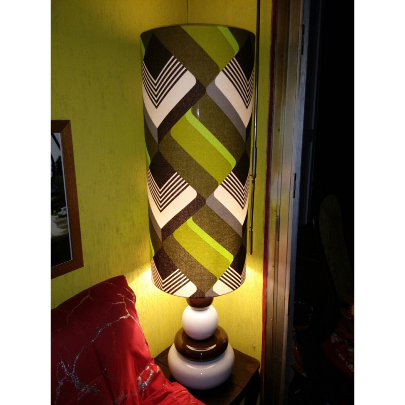 Lampshade Galon green H75 D35cm