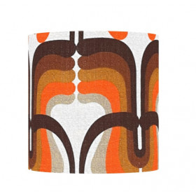 Abat-jour Pelo H30 D30 - tissu 70s