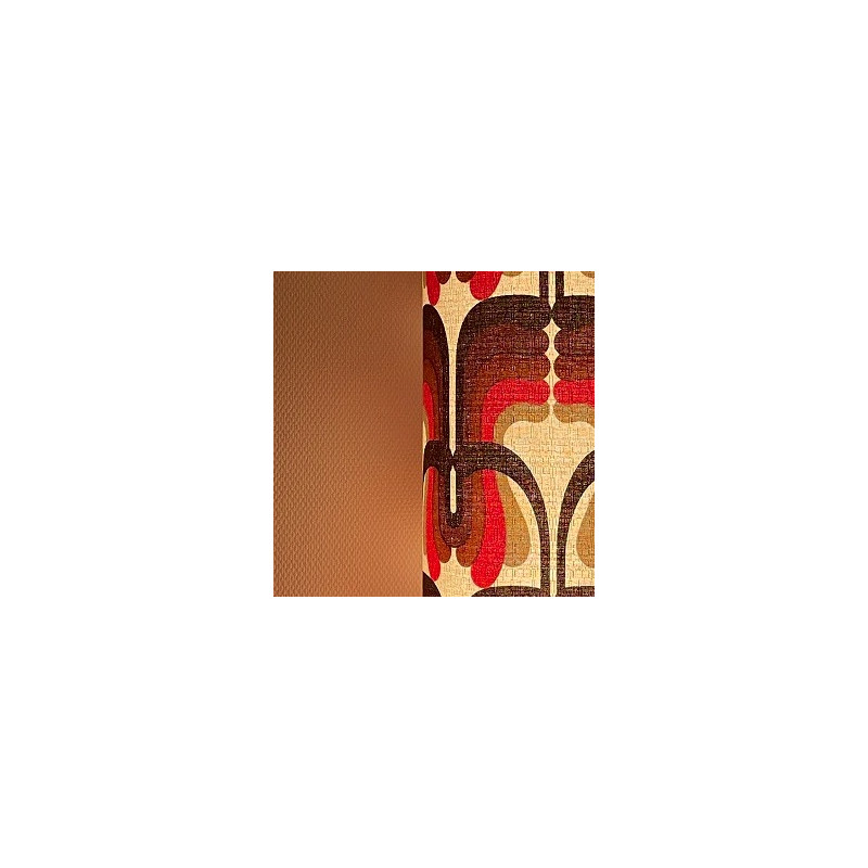 Abat-jour Pelo H30 D30 - tissu 70s
