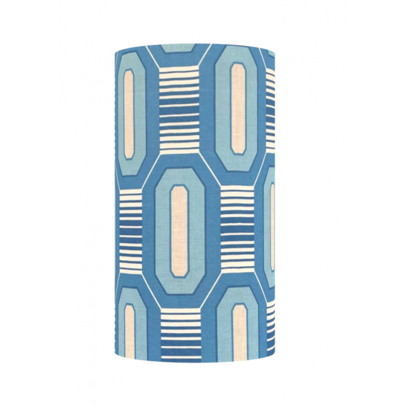 Lampshade Rayleigh H55 D28cm - mid-century fabric Lampshade Rayleigh H55 D28cm - mid-century fabric