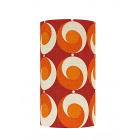 Abat-jour Banga H45 D30 - tissu vintage