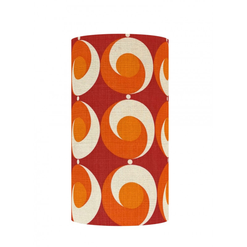 Lampshade Banga H45 D30cm - mid-century fabric