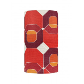 Lampshade Atlas H40 D20cm - 70s fabric