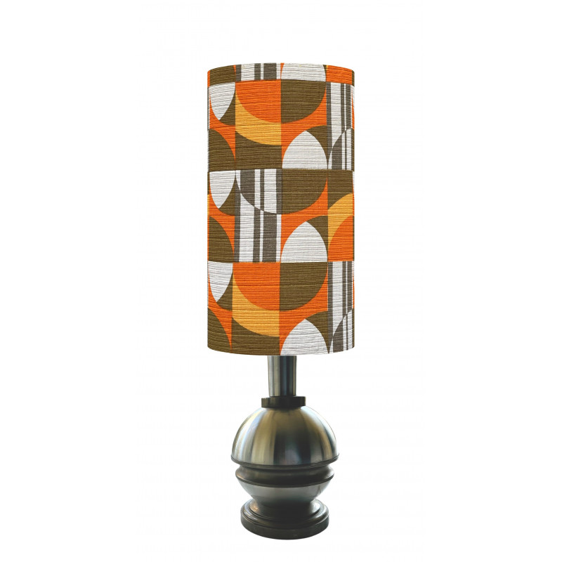 Lampshade Berlin H40cm D20cm - mid century fabric