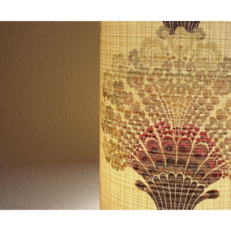 Lampshade Eventail H35 D35cm - 70s fabric