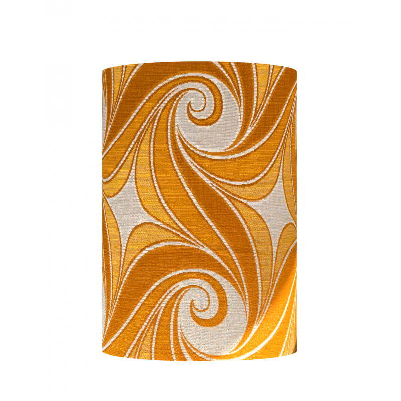 Abat-jour Hélicoïde H45 D35 - tissu époque 70 Abat-jour Hélicoïde H45 D35 - tissu époque 70