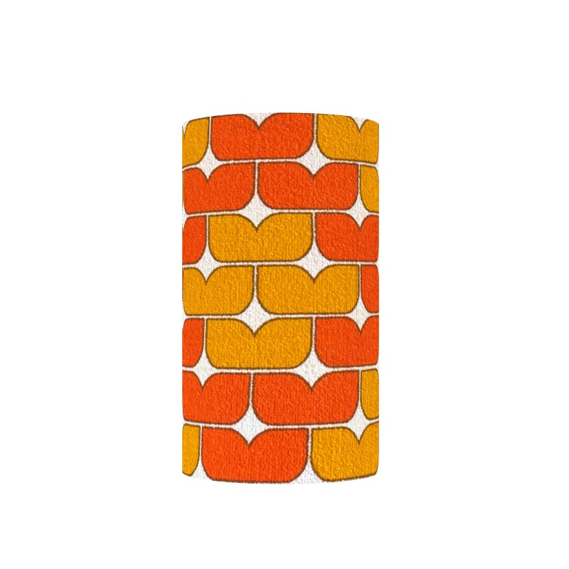 Lampshade Pacman H40 D20cm - vintage fabric