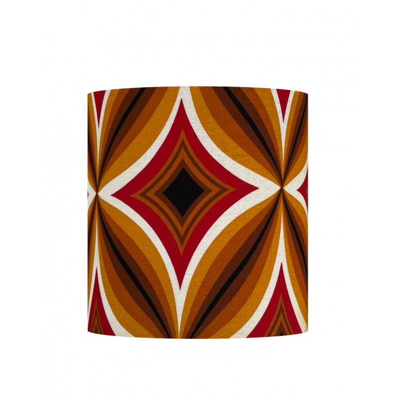 Lampshade Kaleo H22 D20cm mid-century fabric Lampshade Kaleo H22 D20cm mid-century fabric