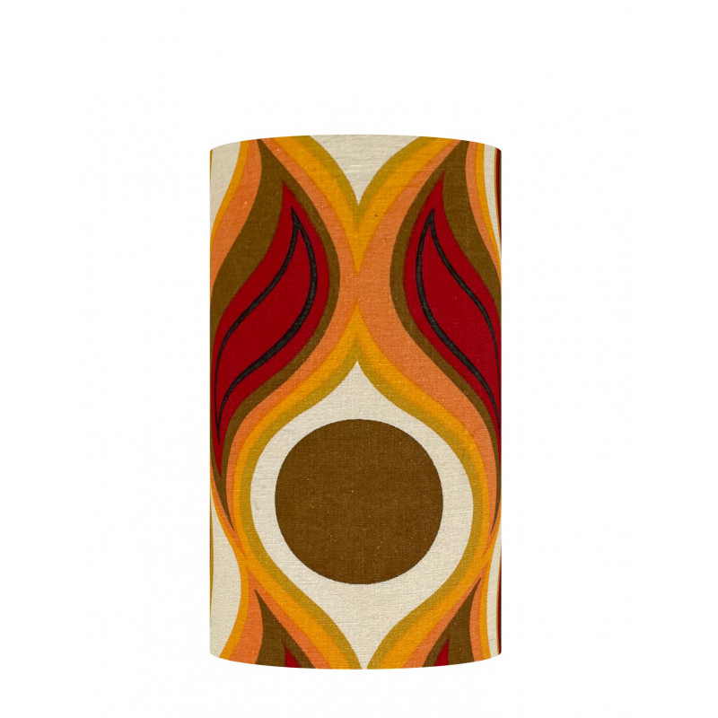 Lampshade Lucifer H23 D14cm mid-century fabric Lampshade Lucifer H23 D14cm mid-century fabric