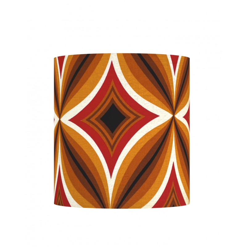 Lampshade Kaleo H22 D20cm mid-century fabric