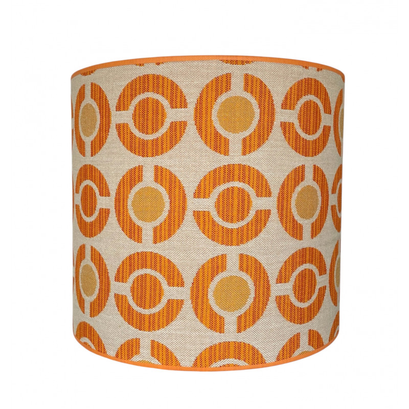 Abat-jour Sniper H40 D45 - tissu vintage Abat-jour Sniper H40 D45 - tissu vintage
