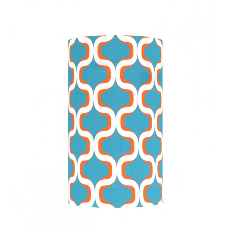 Lampshade Nova in blue H30 D16cm