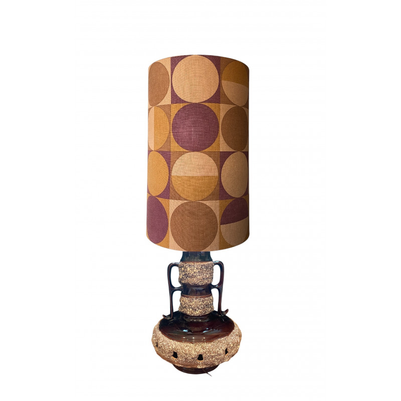 Lampshade Compas H60 d35cm - vintage fabric